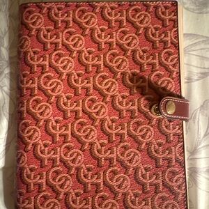 ISO: Coach Signature Canvas Pink/Brown Notebook Cover (A5)